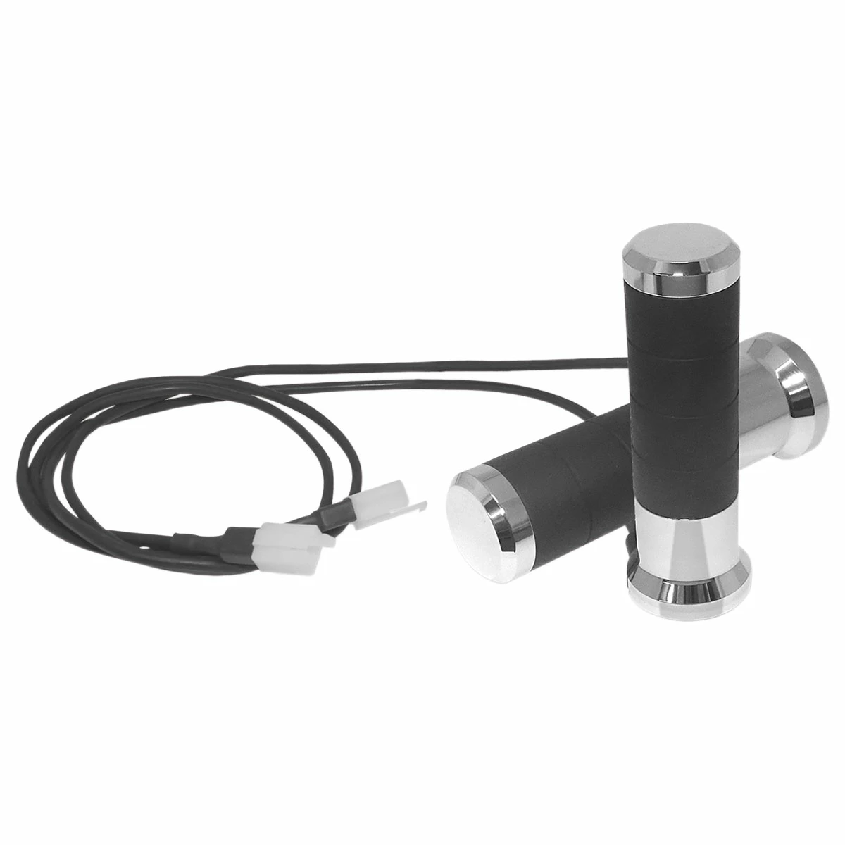 Koso 7/8" Chrome Titan Heated Grips - Image 3