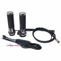 Koso 1" Chrome Titan-X Heated Grips