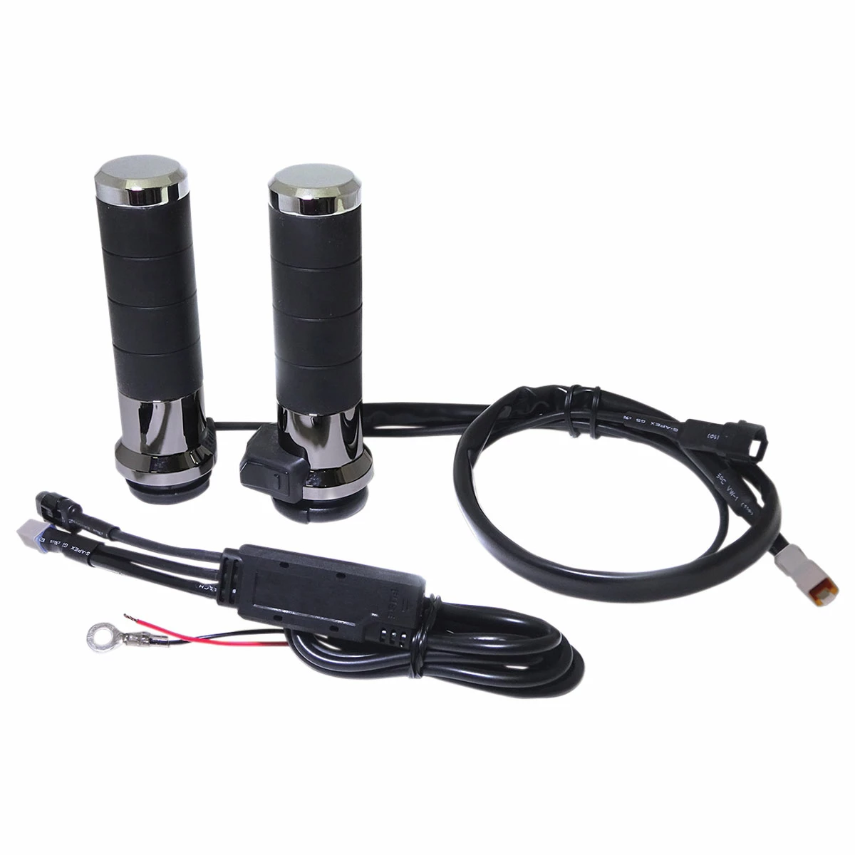 Koso 1" Chrome Titan-X Heated Grips