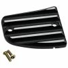 Joker Machine Black/Chrome Finned Front Brake Master Cylinder Cover