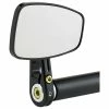 Joker Machine Black Cafe Style Bar End Mirror With Straight Stem