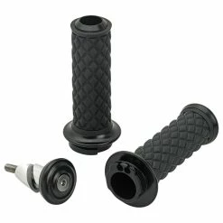 Biltwell Inc. Black 1" Alumicore Grip Set