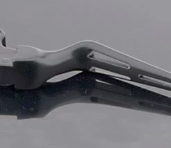 Drag Specialties Black 3-Slot Wide Blade Clutch Lever