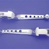 V-Twin Manufacturing Ergonomic Chrome 5-Hole Wide Lever Set