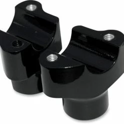 Milwaukee Twins Black Forged Aluminum 2″ Straight Risers For 1″ Bars