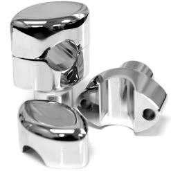 LA Choppers 1-1/2" Smooth Chrome Risers