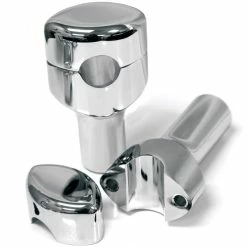 LA Choppers 3" Smooth Chrome Risers