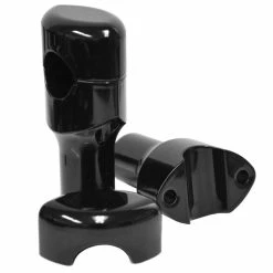 LA Choppers 3" Smooth Black Risers