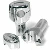 LA Choppers 3" Hefty Mohawk Chrome Risers