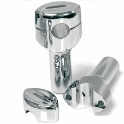 LA Choppers 4" Hefty Mohawk Chrome Risers
