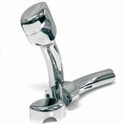 LA Choppers 5-1/2" Hefty Smooth Chrome Risers With 1-3/4″ Pullback