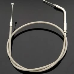 Drag Specialties Stainless Steel Throttle Cable