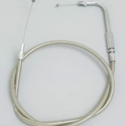Biker's Choice Stainless Steel Armor Coat Throttle Cable