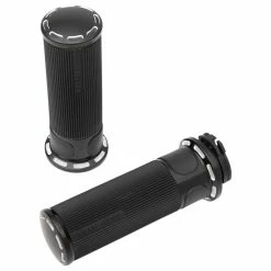 Arlen Ness Slotted Black Grips
