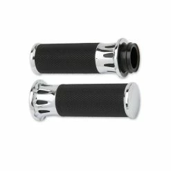 Arlen Ness Chrome Fusion Deep Cut Grips