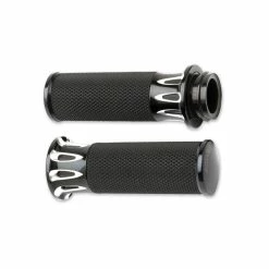 Arlen Ness Black Fusion Deep Cut Grips