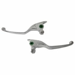 Drag Specialties Chrome Wide Blade Lever Set, Smooth