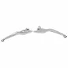 Drag Specialties Chrome Wide Blade Lever Set, Slotted