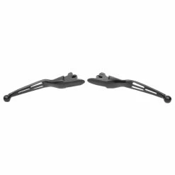 Drag Specialties Black Wide Blade Lever Set, Slotted