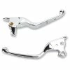 Drag Specialties Chrome Wide Blade Lever Set, Slotted