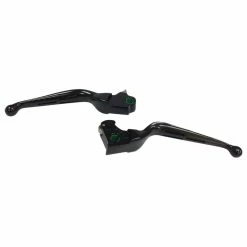 Drag Specialties Black Wide Blade Lever Set, Slotted