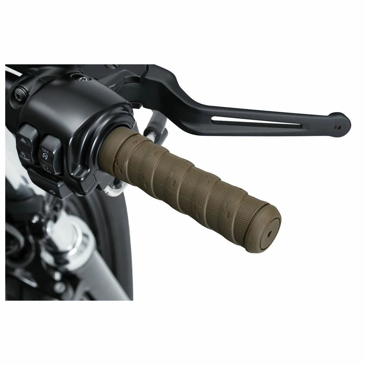 Kuryakyn 1" Classic Brown Wrap Grips - Image 2