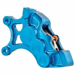 Arlen Ness Anodized Blue Front 6 Piston Caliper For 14" Rotors