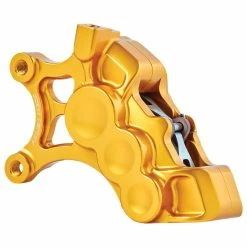Arlen Ness Anodized Gold Front 6 Piston Caliper For 14" Rotors