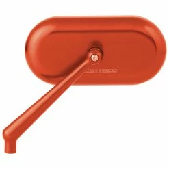 Arlen Ness Anodized Orange Forged Oval Mirror