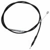 LA Choppers Braided Black Vinyl Clutch Cable For 15"-17" Bars