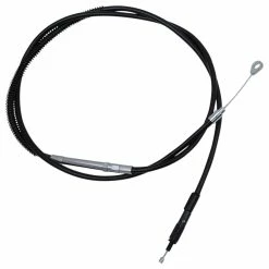 LA Choppers Braided Black Vinyl Clutch Cable For 15"-17" Bars