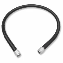Drag Specialties Black Vinyl-Coated Stainless Steel Brake Lines