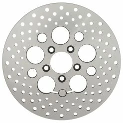 Drag Specialties 11.8" Rear Drilled Stainless Steel Brake Rotor