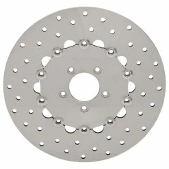 Drag Specialties 11.8" Front Drilled Stainless Steel Brake Rotor