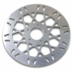 Drag Specialties 11.8" Front Polished Stainless Steel Brake Rotor