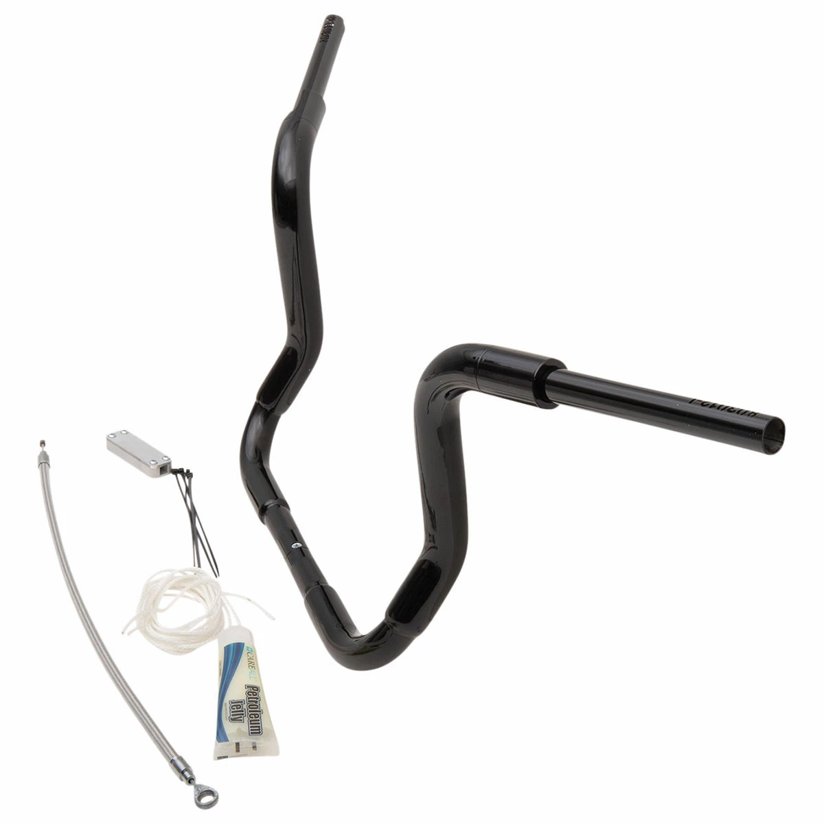 FBI Fat Baggers 1-1/2" Black EZ Install Round Top Handlebar Kit - Image 2