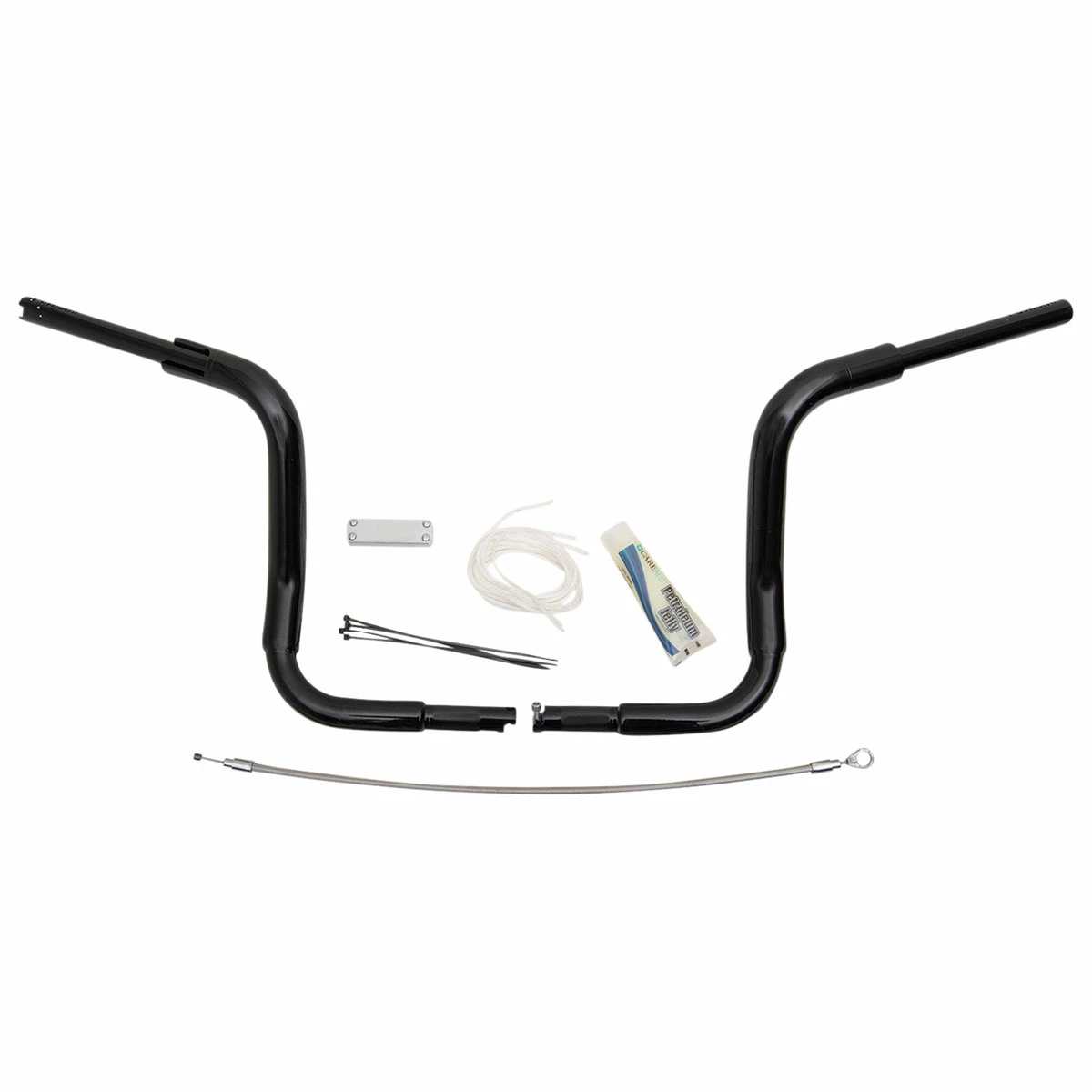 FBI Fat Baggers 1-1/2" Black EZ Install Round Top Handlebar Kit - Image 3