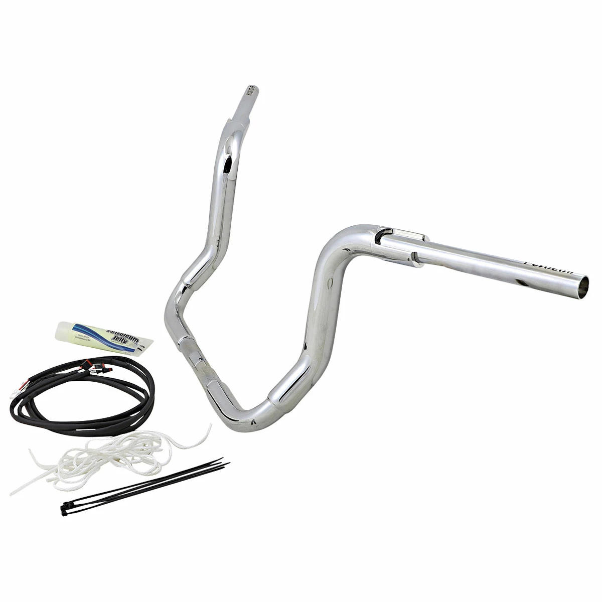 FBI Fat Baggers 1-1/2" Chrome EZ Install Round Top Handlebar Kit - Image 2