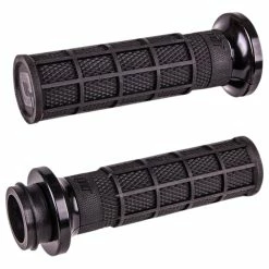 Odi Grips V-Twin Hart Luck Full Waffle Lock On Grips Black/Black