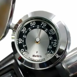 Marlins Genuine Accessories Marlin's CHAMP Series Black/Silver Horseshoe Celsius Thermometer