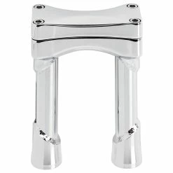 Biltwell Inc. Murdock Chrome O/S 6" Risers For 1-1/8" Bars