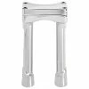 Biltwell Inc. Murdock Chrome O/S 8" Risers For 1-1/8" Bars