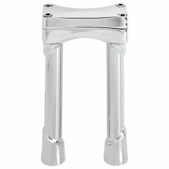 Biltwell Inc. Murdock Chrome O/S 8" Risers For 1-1/8" Bars