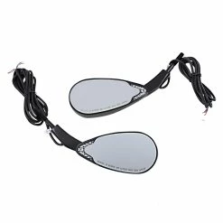 Custom Dynamics Black Dynamic Amber/White LED Mirrors