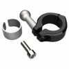 Ciro Aluminum Black Mount Clamp For 7/8" - 1" Round Bars