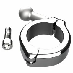 Ciro Aluminum Chrome Mount Clamp For 1-1/4" Round Bars