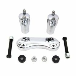 V-Twin Manufacturing 3" Glide Riser Set Chrome
