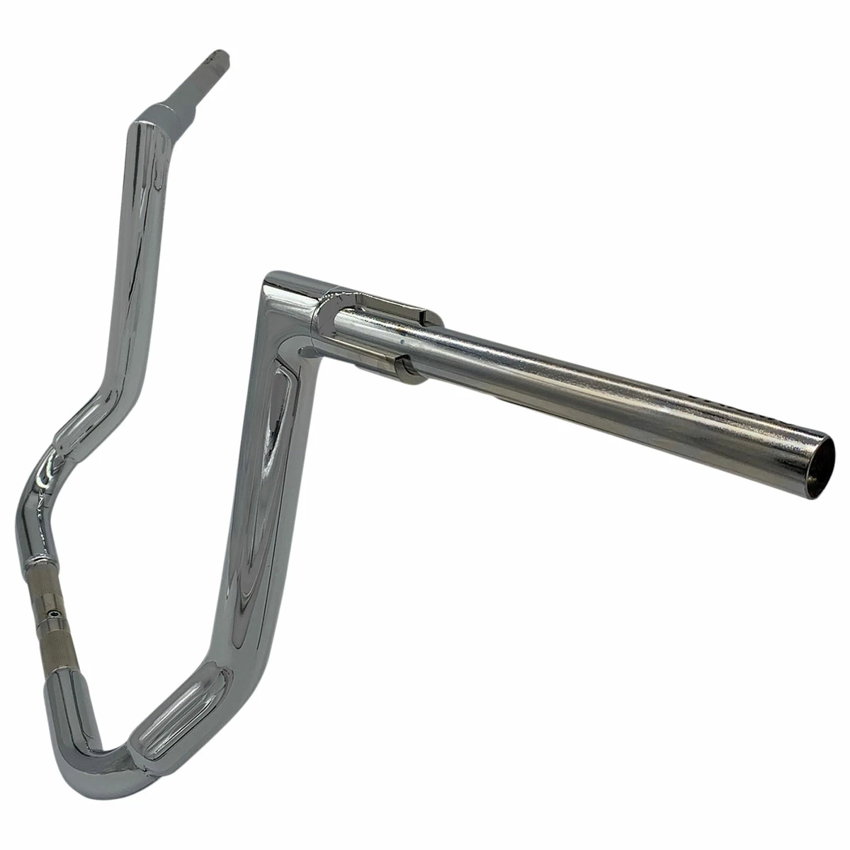 FBI Fat Baggers 1-1/2" Chrome EZ Install Flat Top Handlebar - Image 2