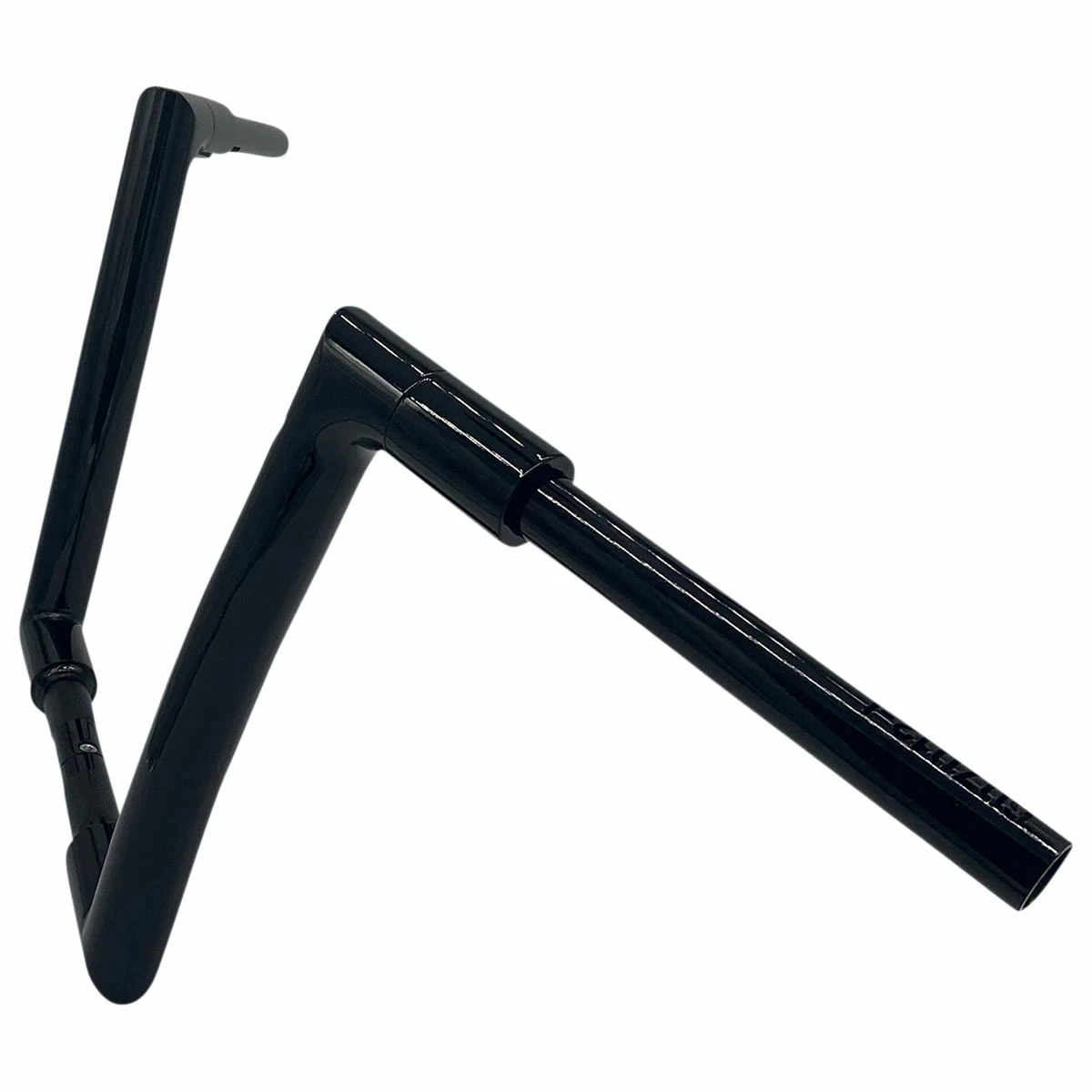 FBI Fat Baggers 1-1/2" Black EZ Install Flat Top Handlebar - Image 2