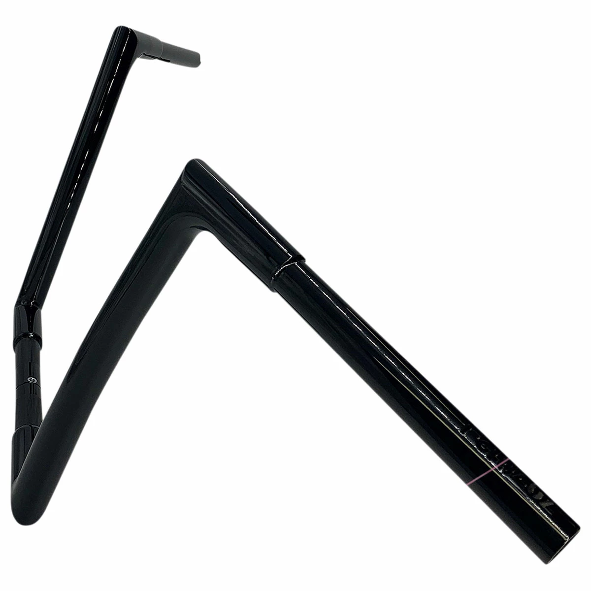FBI Fat Baggers 1-1/4" Black EZ Install Flat Top Handlebar - Image 2